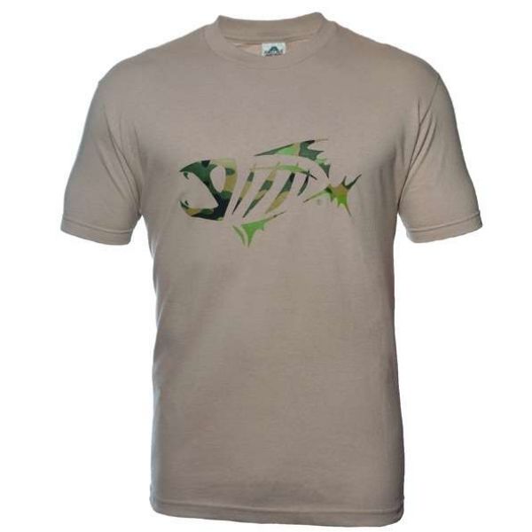 G-Loomis GCORPSSTBK Corpo Short Sleeve Tee Sand Camo - X-Large