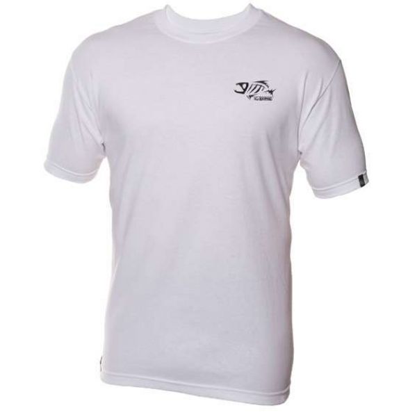 G-Loomis GRICOSSTWH Ricochet Short Sleeve Tee - White Black - Medium