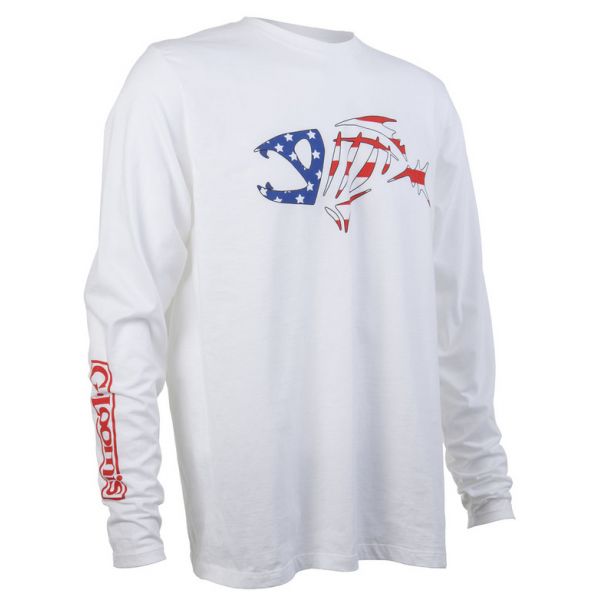 G Loomis Long Sleeve Cotton T-Shirt - White - 2XL