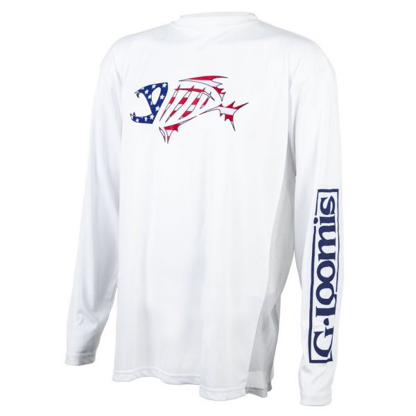 G Loomis Long Sleeve Tech T-Shirt - White - 2XL