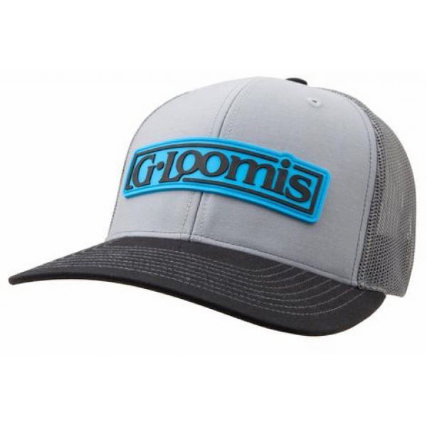 G Loomis Rubber Logo Patch Hat - Grey