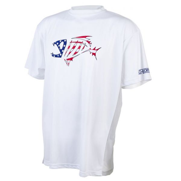 G Loomis Short Sleeve Tech T-Shirt - White - 2XL