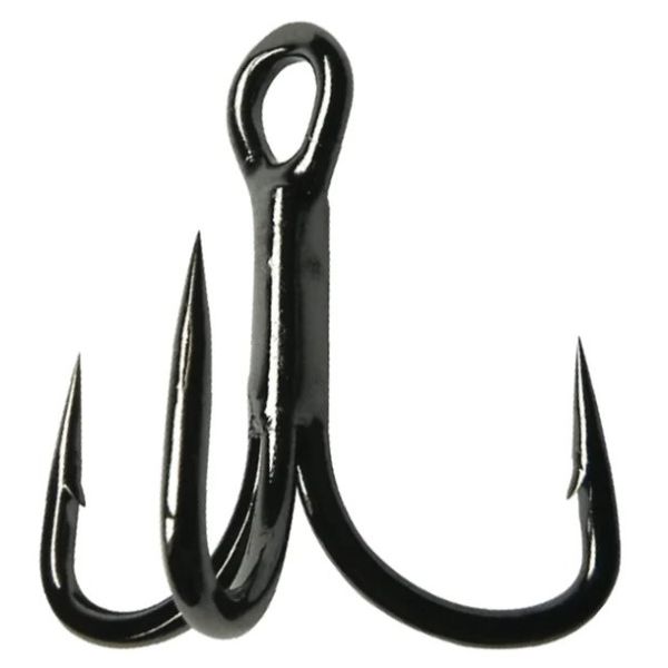 Gamakatsu EWG Short Shank Magic Eye Treble Hook - Black Nickel - 6