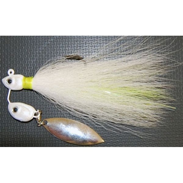 Gambler MO71-02 Buck'n Mean-O Underspin - Chartreuse White