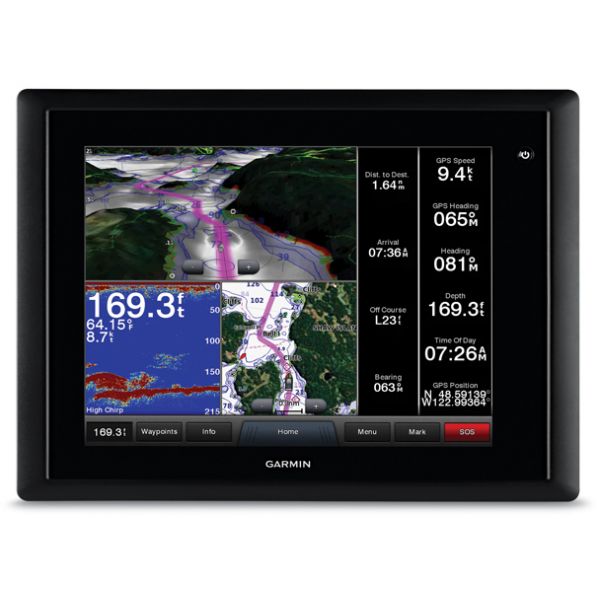 Garmin GPSMAP 8212 Touch Display Only w/ U.S. Coastal Charts