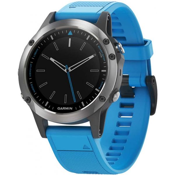 Garmin 010-01688-40 Quatix 5 Marine GPS Smartwatch w/ Blue Band