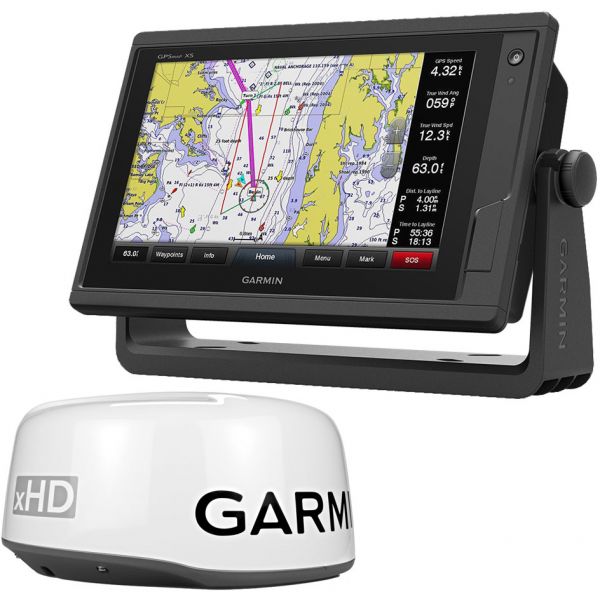 Garmin GPSMAP 942xs Touchscreen Chartplotter Combo w/ GMR 18 xHD Radar