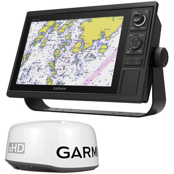 Garmin GPSMAP 1242xsv Keyed Networking Combo w/ GMR 18XHD Bundle