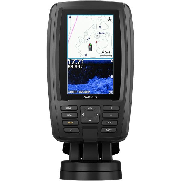 Garmin ECHOMAP Plus 44cv Chartplotter/Sonar Combo w/ BlueChart G3 & GT20-TM Transducer