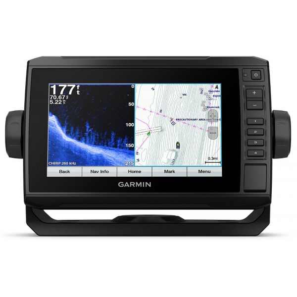 Garmin echoMAP Plus 74cv Chartplotter w/ US BlueChart g2 & Transducer