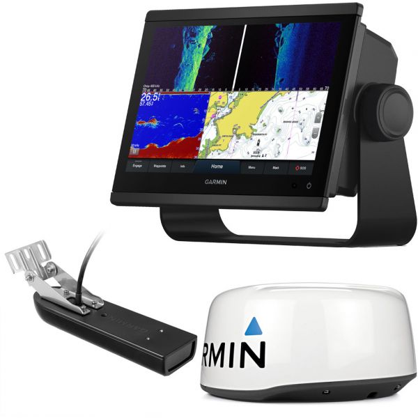 Garmin GPSMAP 1243xsv - BlueChart g3, LakeVu g3 w/GT23M-TM & GMR 18 HD+