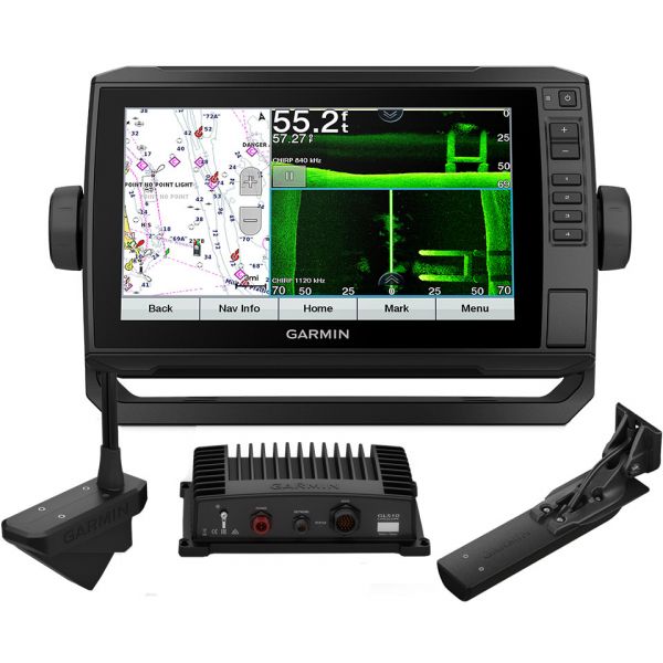 Garmin ECHOMAP UHD 93sv Livescope Bundle - US LakeVu g3 w/ GT56UHD-TM