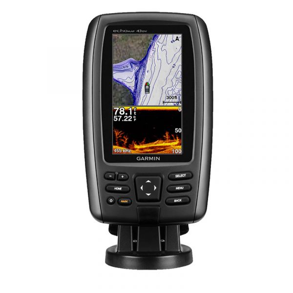 Garmin echoMAP CHIRP 43dv w/ US LakeVu HD Maps & DownVu Transducer