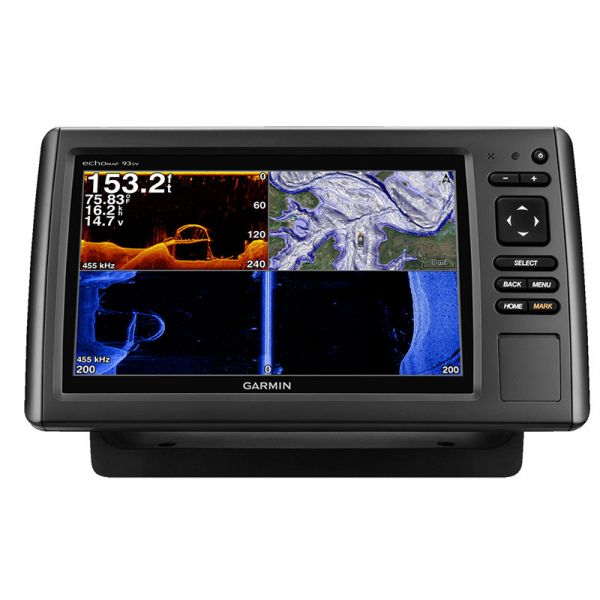 Garmin echoMAP CHIRP 93sv w/ US LakeVu HD & DownVu/SideVu Transducer