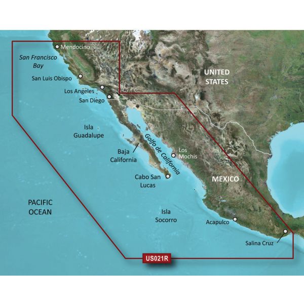 Garmin HXUS021R BlueChart g2 HD - California-Mexico