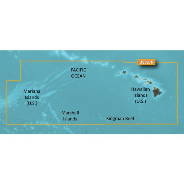 Garmin HXUS027R BlueChart g3 HD - Hawaiian/Mariana Islands