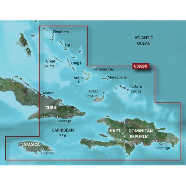 Garmin HXUS029R BlueChart g3 HD - Southern Bahamas