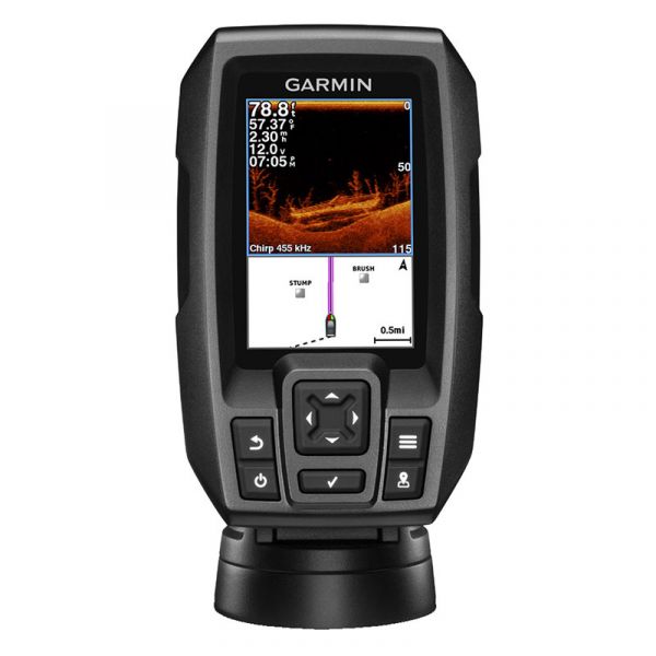 Garmin STRIKER 4dv Fishfinder w/ 77/200kHz HD-ID/DownVu Transducer