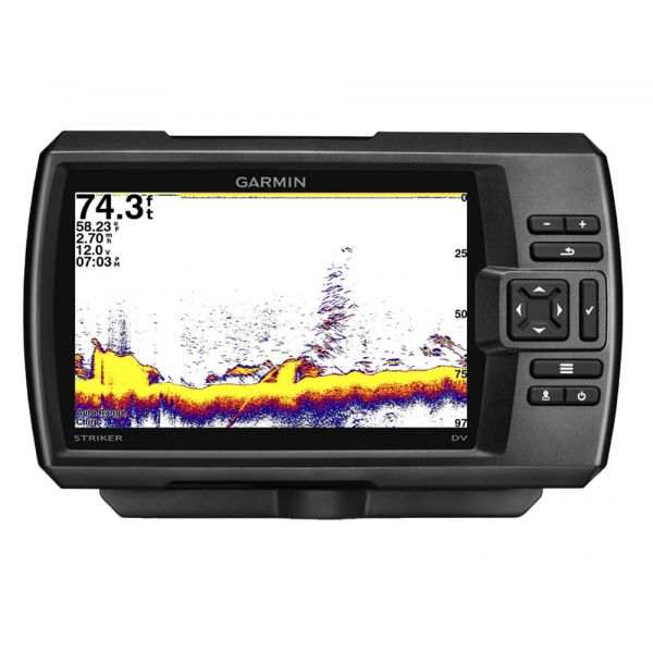 Garmin STRIKER 7dv Fishfinder w/ 77/200kHz DownVu Transducer