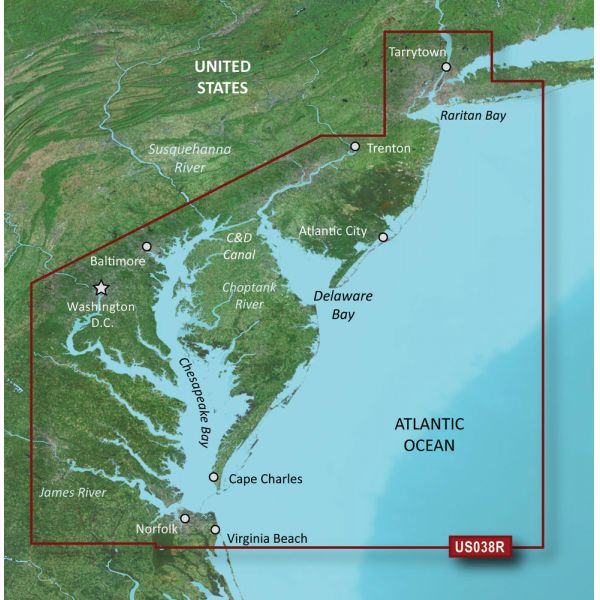 Garmin VUS038R BlueChart g3 Vision HD - New York to Chesapeake