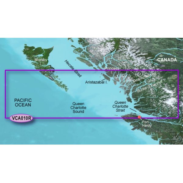 Garmin BlueChart g2 Vision Hecate Strait South SD Card