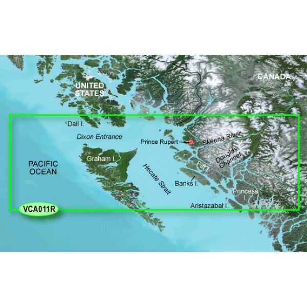 Garmin BlueChart g2 Vision Hecate Strait North SD Card