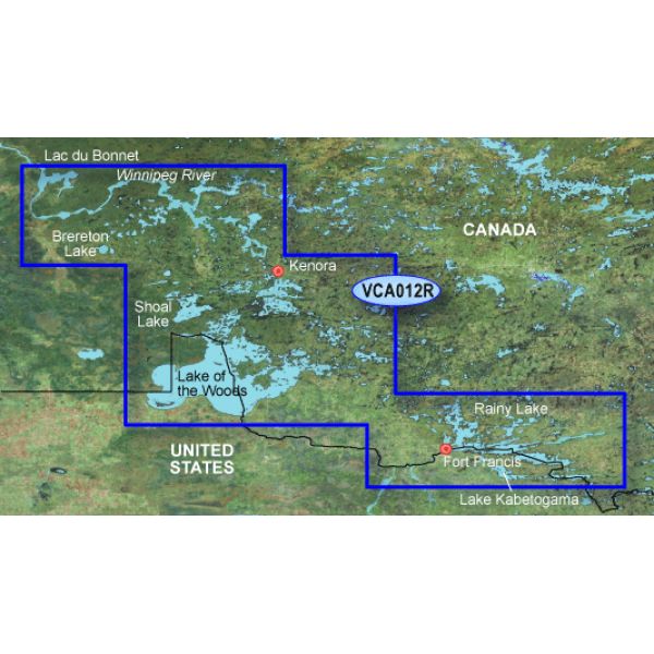 Garmin BlueChart g2 Vision Lake of the Woods & Rainy Lake SD Card