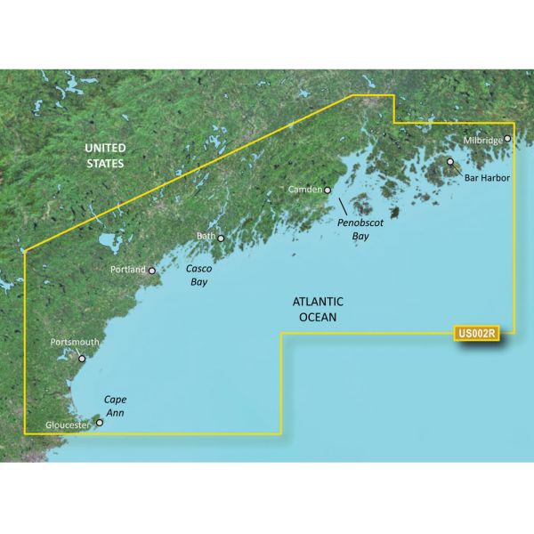 Garmin VUS002R BlueChart g3 Vision HD - South Maine