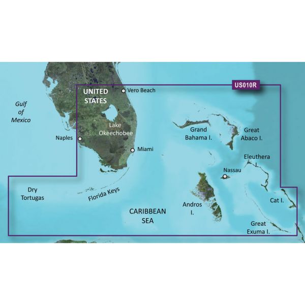 Garmin VUS010R BlueChart g3 Vision HD - Southeast Florida