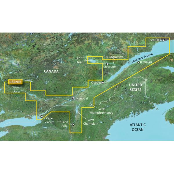 Garmin VUS020R BlueChart g3 Vision HD - St. Lawrence Seaway