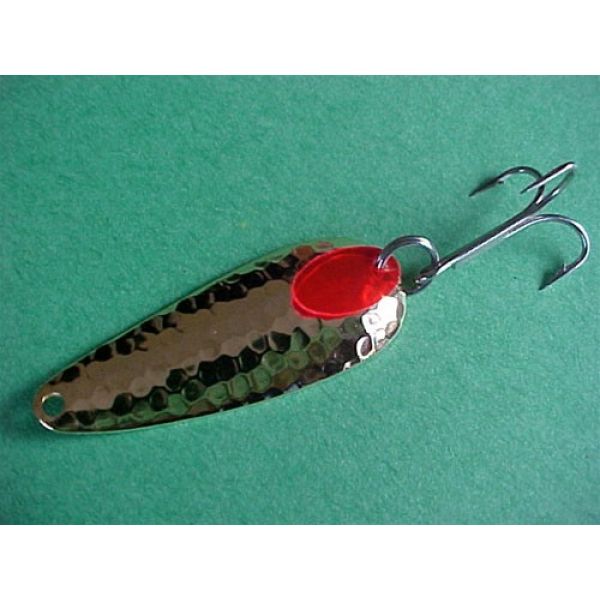 Gator 3/8 oz. Gold Mr. Red Hammered Spoon