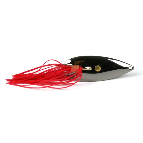 Gator Lures 1/2 oz. Black Weedless Spoon with Skirt