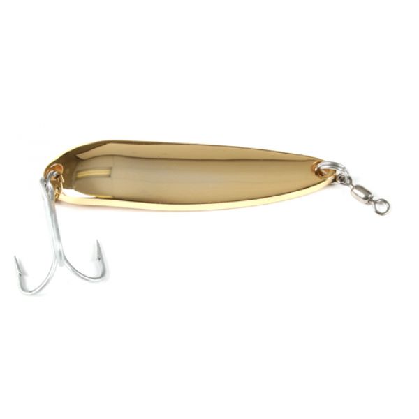 6 Pieces 1oz Gold Casting Crocodile Spoons Fishing Lures 