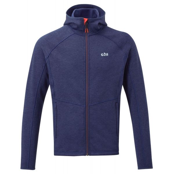 Gill Dart Zip Front Hoodie - Ocean - Large