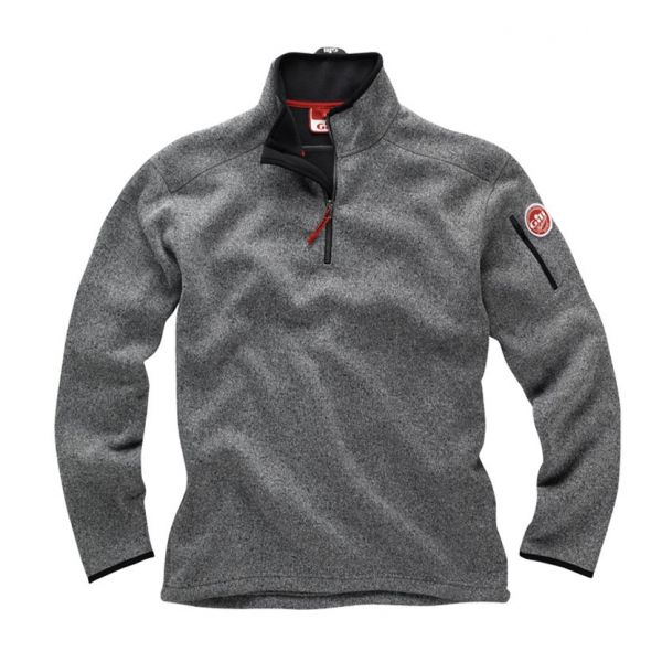 Gill 1491S Men's Knit Fleece - Silver - 2XL