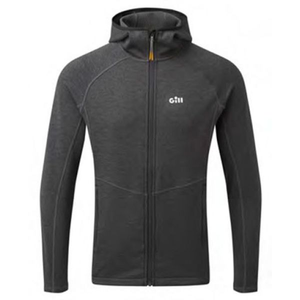 Gill Dart Zip Front Hoodie - Steel