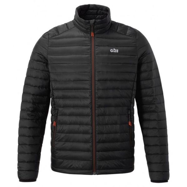 Gill Men's Hydrophobe Down Jacket - Black/Orange - 2XL