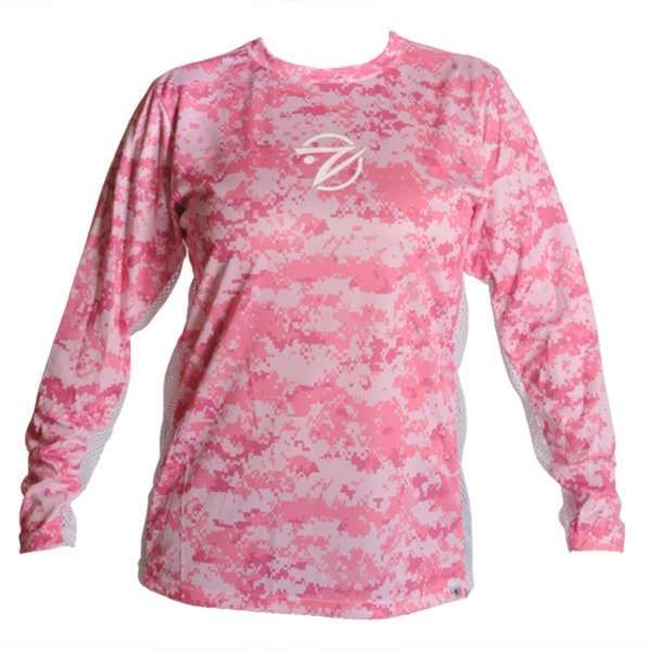 Gillz Tournament Series Women's LS Shirt - Pink Camo - Small