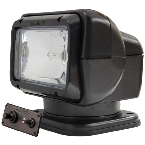 Golight Searchlight w/ Wired Dash Mount Remote - Black