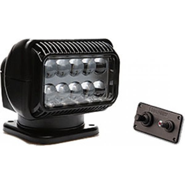 Golight Permanent Radioray LED w/ Wired Dash Mount Remote - Black