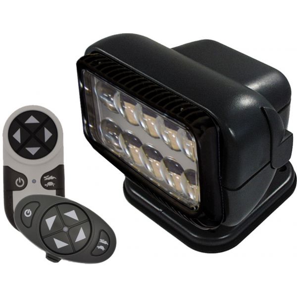 Golight Permanent RadioRay LED w/ Wireless & Dash Remote - Black