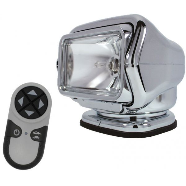 Golight HID Stryker Searchlight 12V w/ Wireless Remote - Chrome