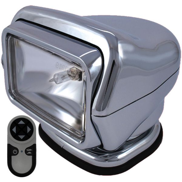 Golight HID Stryker Searchlight w/ Wireless Remote - Magnetic - Chrome