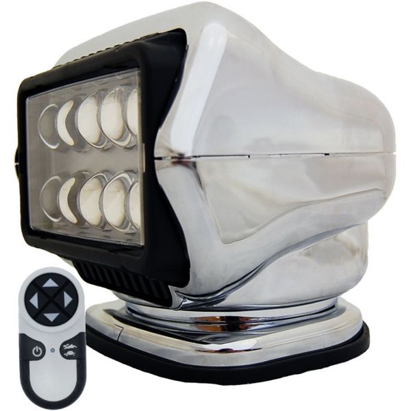 Golight LED Stryker Searchlight w/ Wireless Remote - Magnetic - Chrome