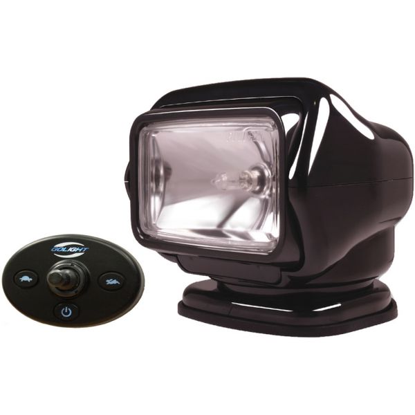 Golight Stryker Searchlight 12V w/ Wired Dash Cont. & Harness - Black