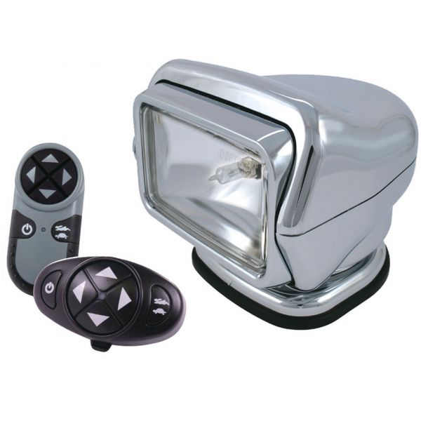 Golight Stryker Searchlight 12V w/ Wireless Dash & Remote - Chrome