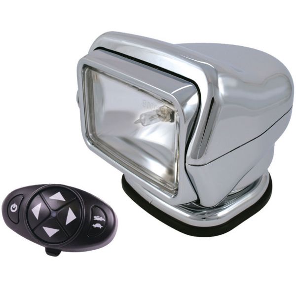 Golight Stryker Searchlight 12V w/ Wireless Dash Remote - Chrome