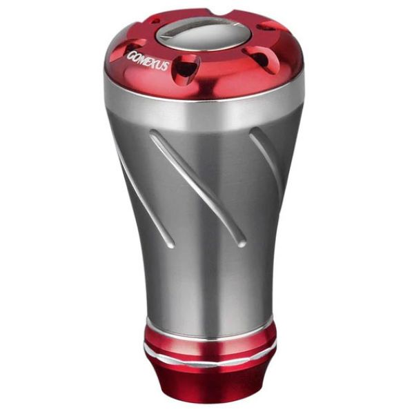 Gomexus Power Knob Aluminum A20 - Titanium & Red