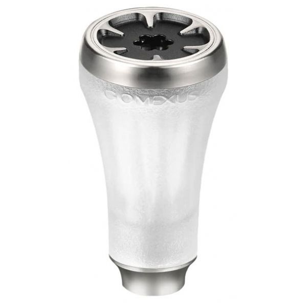 Gomexus Power Knob TPE TA20 - Transparent & Titanium & Black