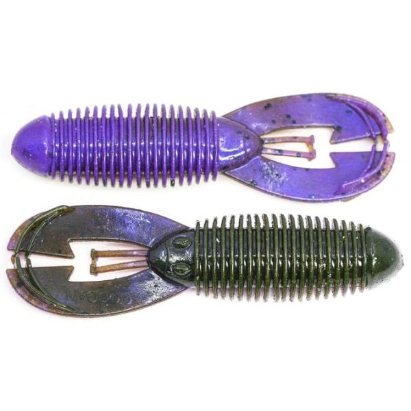 Googan Baits Nuke Punch - 4in - Green Pumpkin Purple